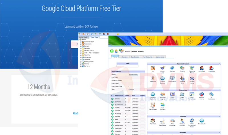 google cloud free kloxo